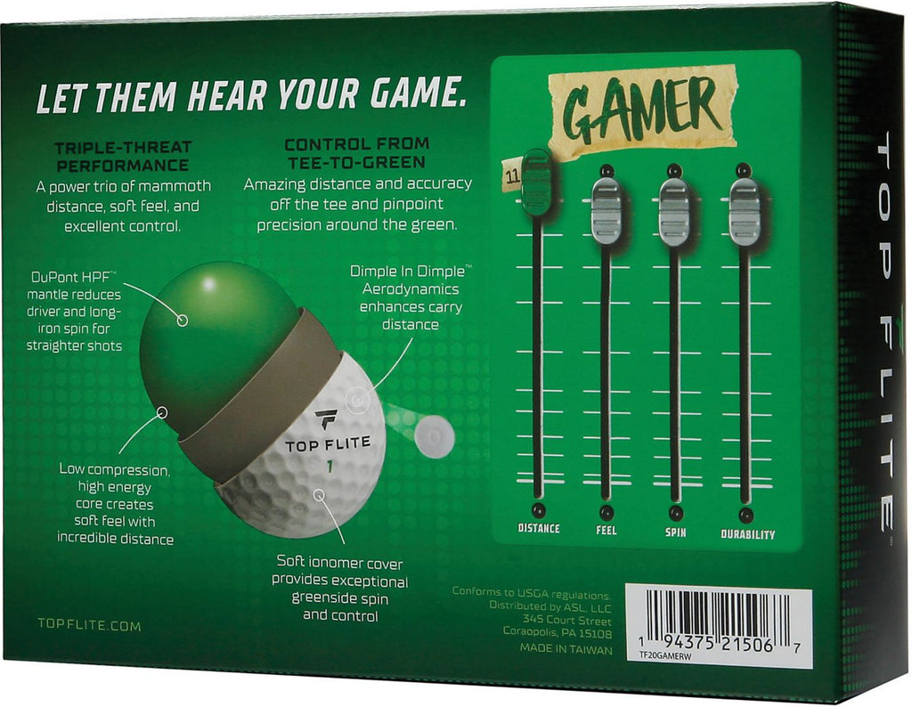 TopFlite Gamer Golf Ball