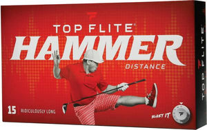 Top-Flite Hammer Distance Golf Ball - 15 Pack