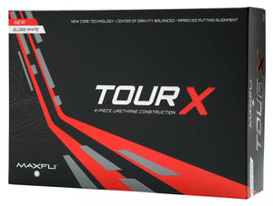 Maxfli Tour X Golf Ball - Gloss White