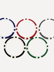 Load image into Gallery viewer, 24 Assorted Poker Chip Ball Markers
