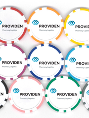 Load image into Gallery viewer, 24 Assorted Poker Chip Ball Markers
